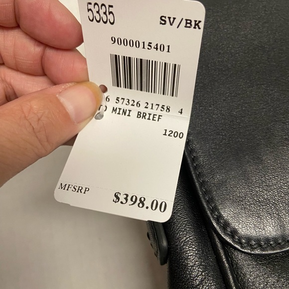 COACH Leather NWT Mini Briefcase Lap Top Case - Picture 8 of 13